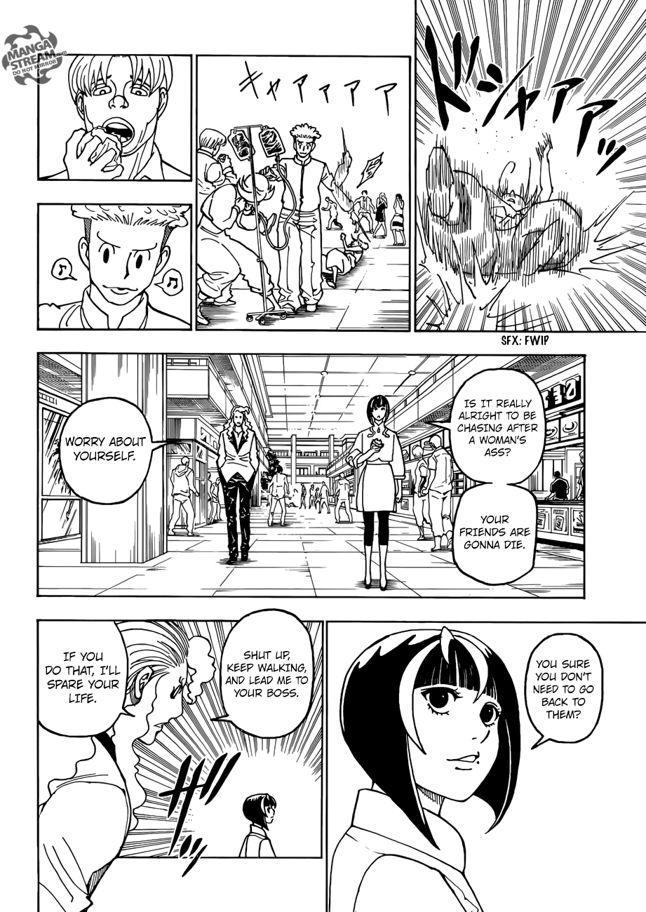 Hunter x Hunter Manga Chapter 390 page 12 - Clash: Part 1