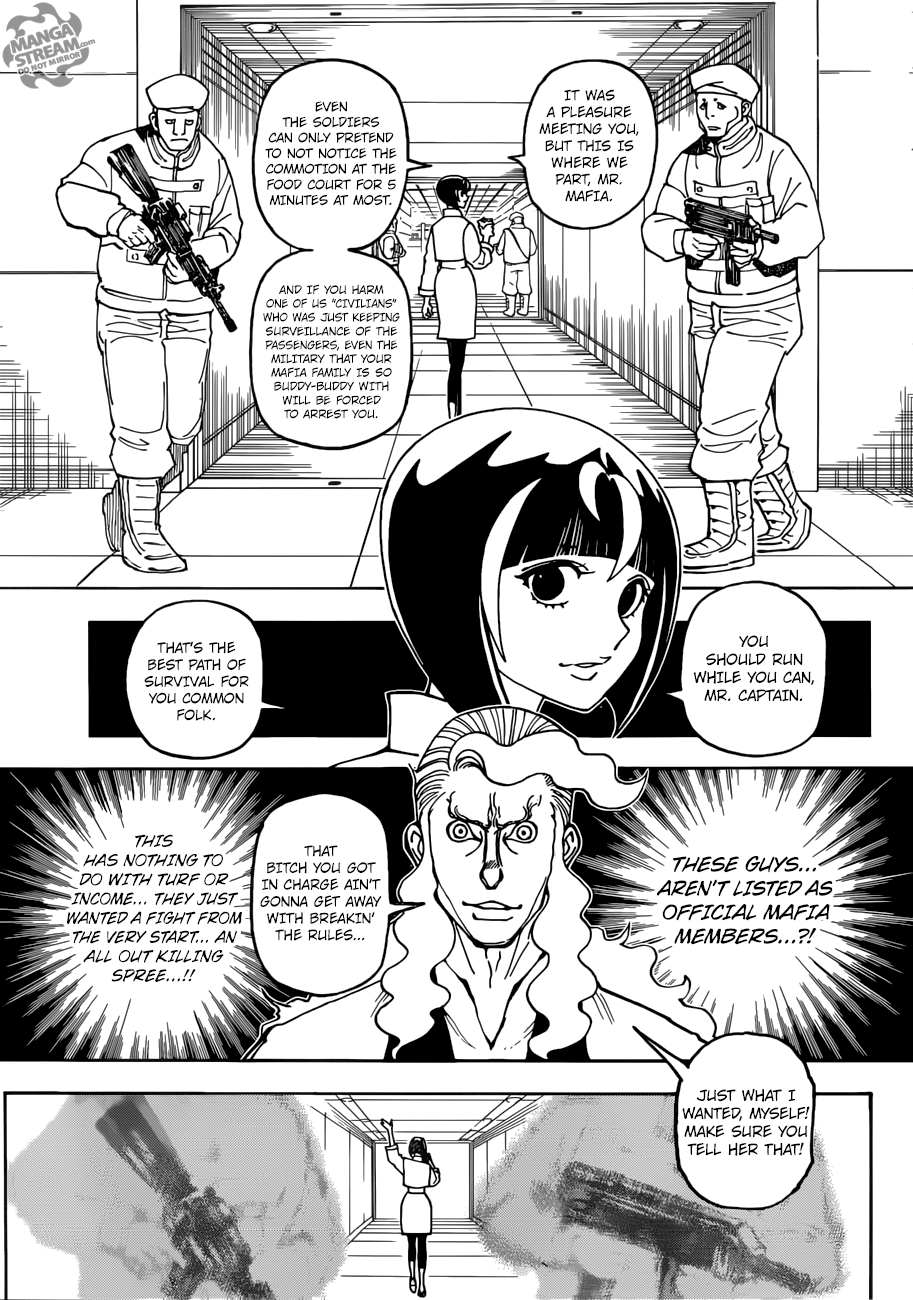 Hunter x Hunter Manga Chapter 390 page 13 - Clash: Part 1