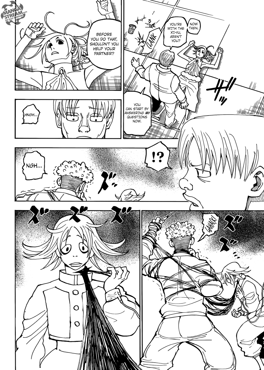 Hunter x Hunter Manga Chapter 390 page 14 - Clash: Part 1