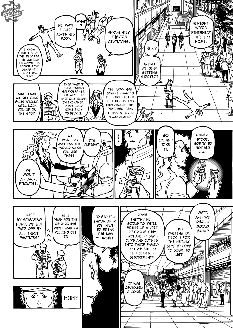 Hunter x Hunter Manga Chapter 390 page 18 - Clash: Part 1