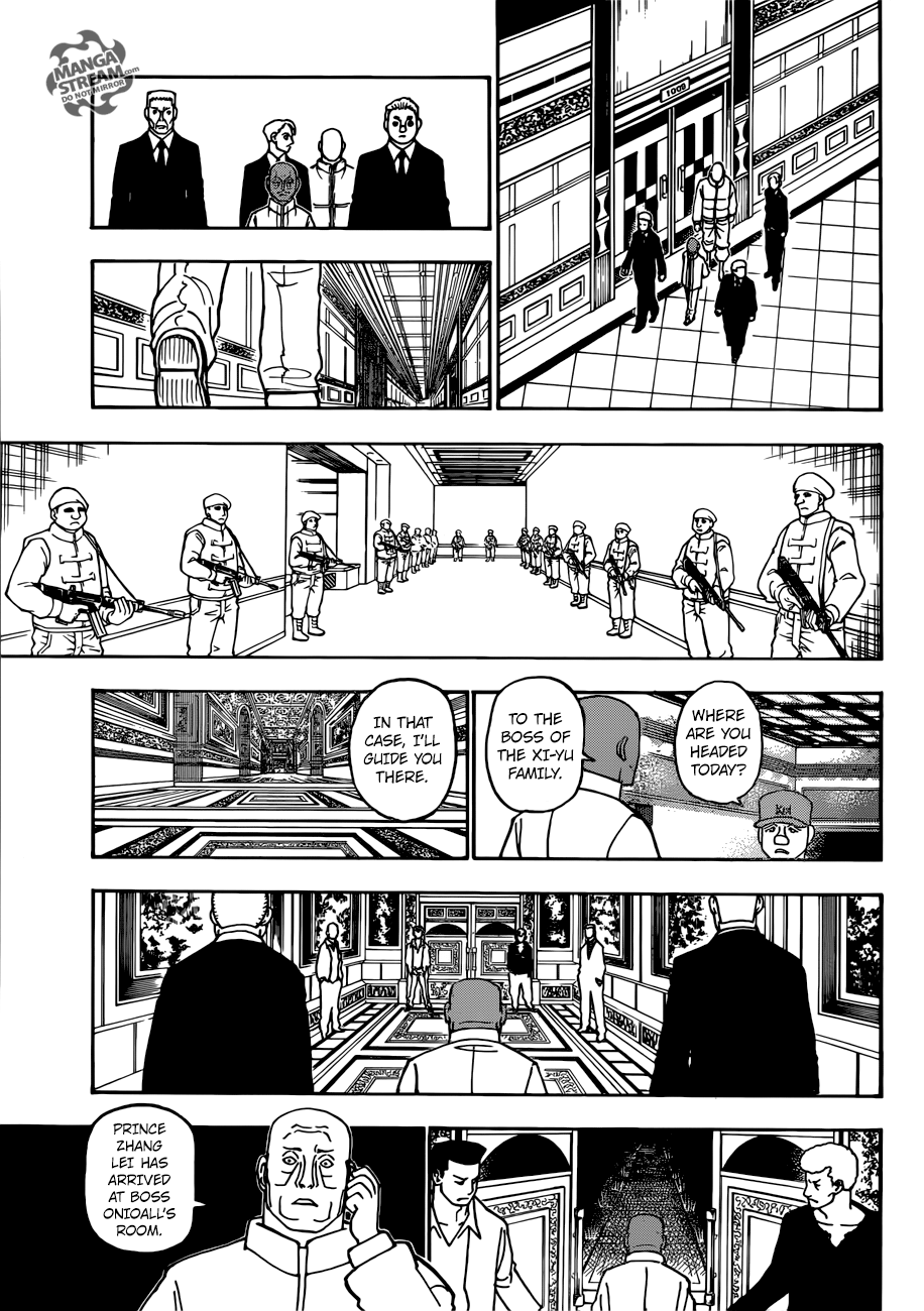 Hunter x Hunter Manga Chapter 390 page 3 - Clash: Part 1