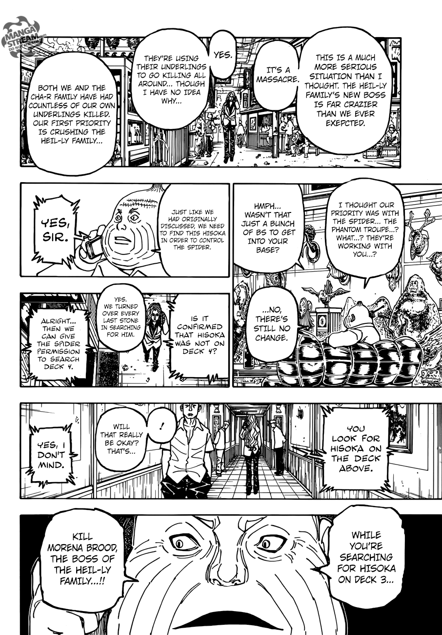 Hunter x Hunter Manga Chapter 390 page 6 - Clash: Part 1