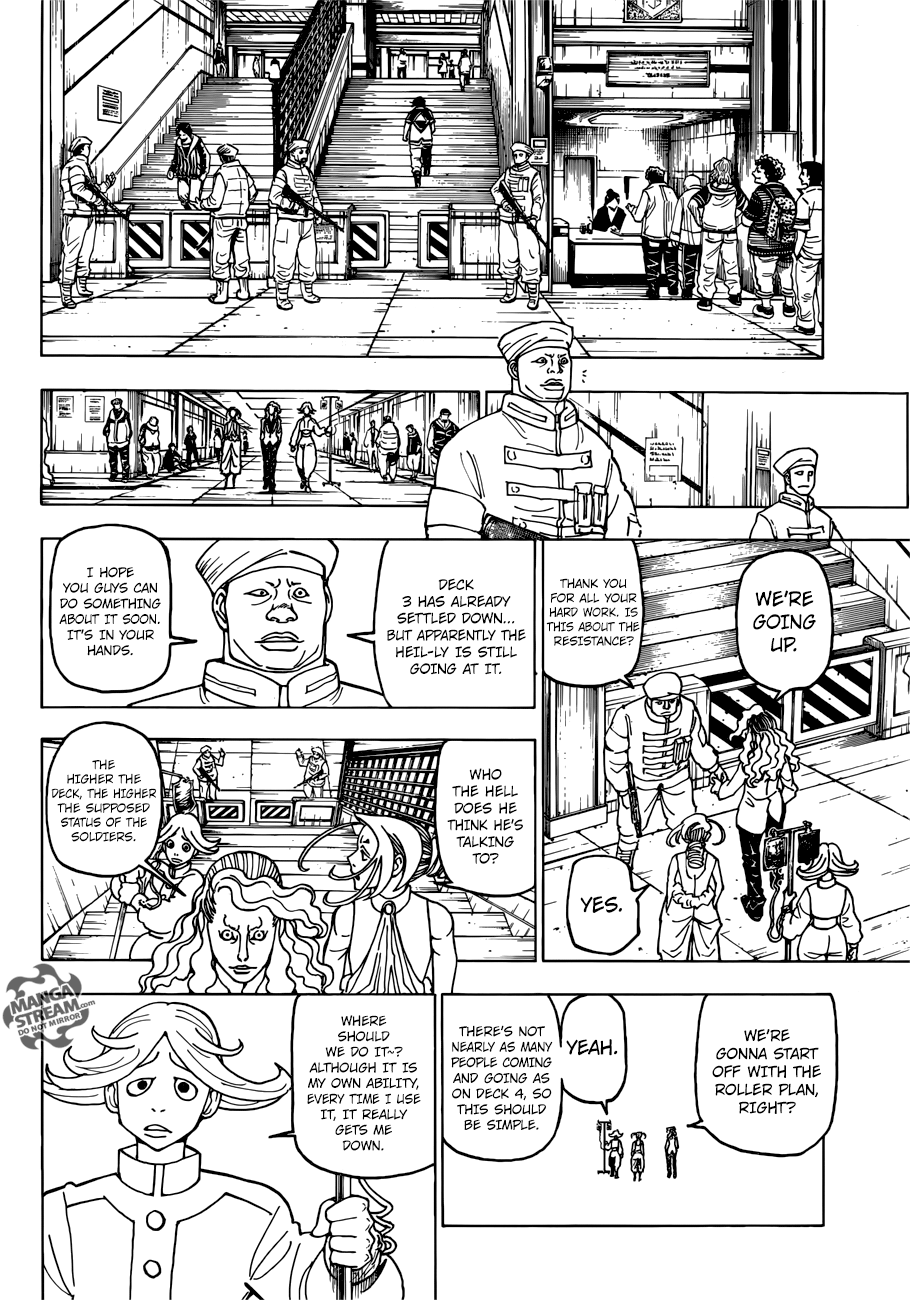 Hunter x Hunter Manga Chapter 390 page 8 - Clash: Part 1