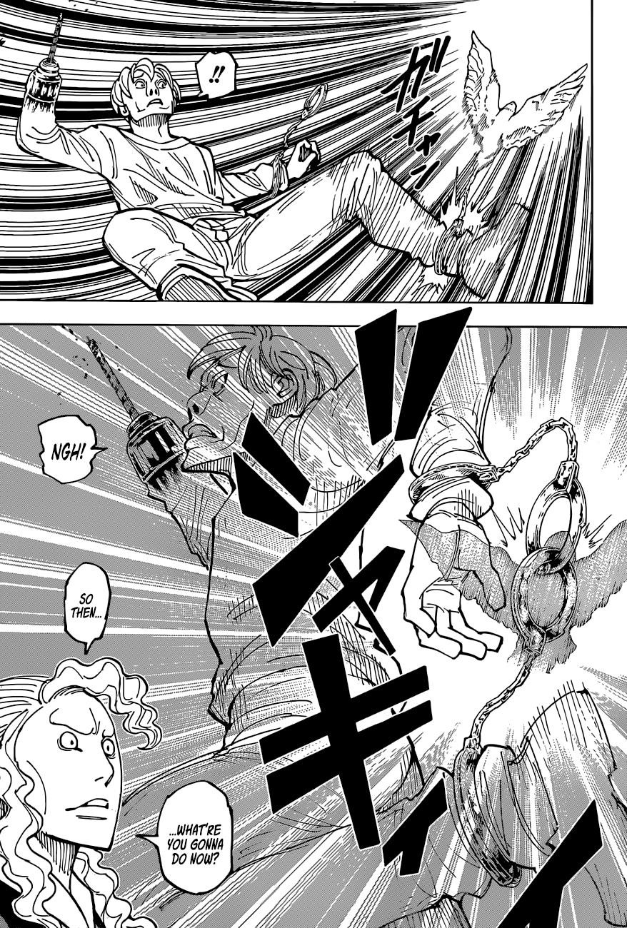 Hunter x Hunter Manga Chapter 391 page 18 - Clash: Part 2