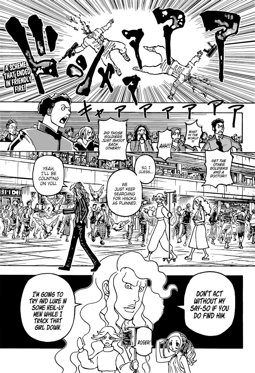 Hunter x Hunter Manga Chapter 391 page 2 - Clash: Part 2