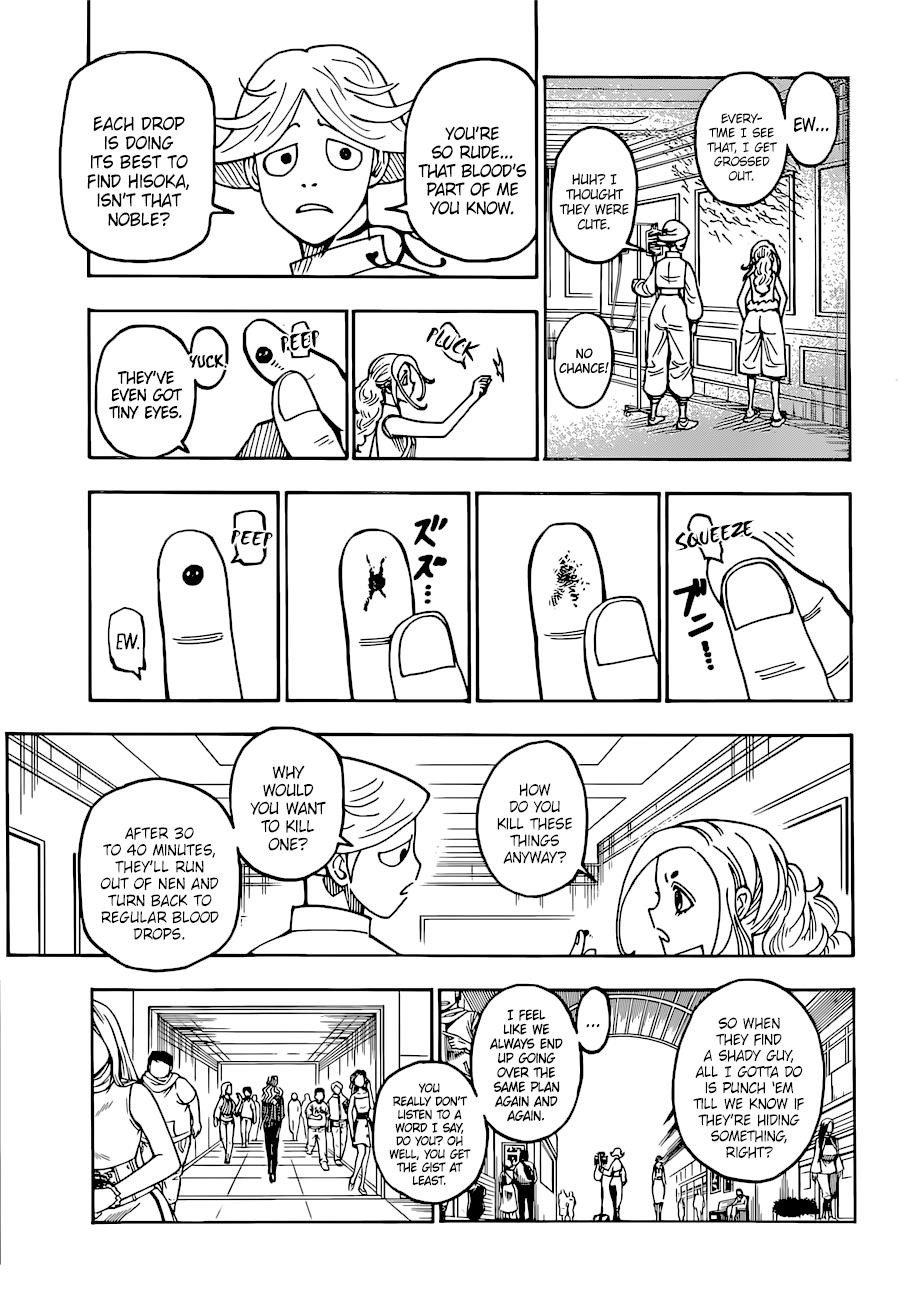 Hunter x Hunter Manga Chapter 391 page 4 - Clash: Part 2