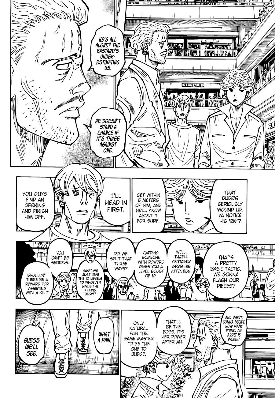 Hunter x Hunter Manga Chapter 391 page 9 - Clash: Part 2