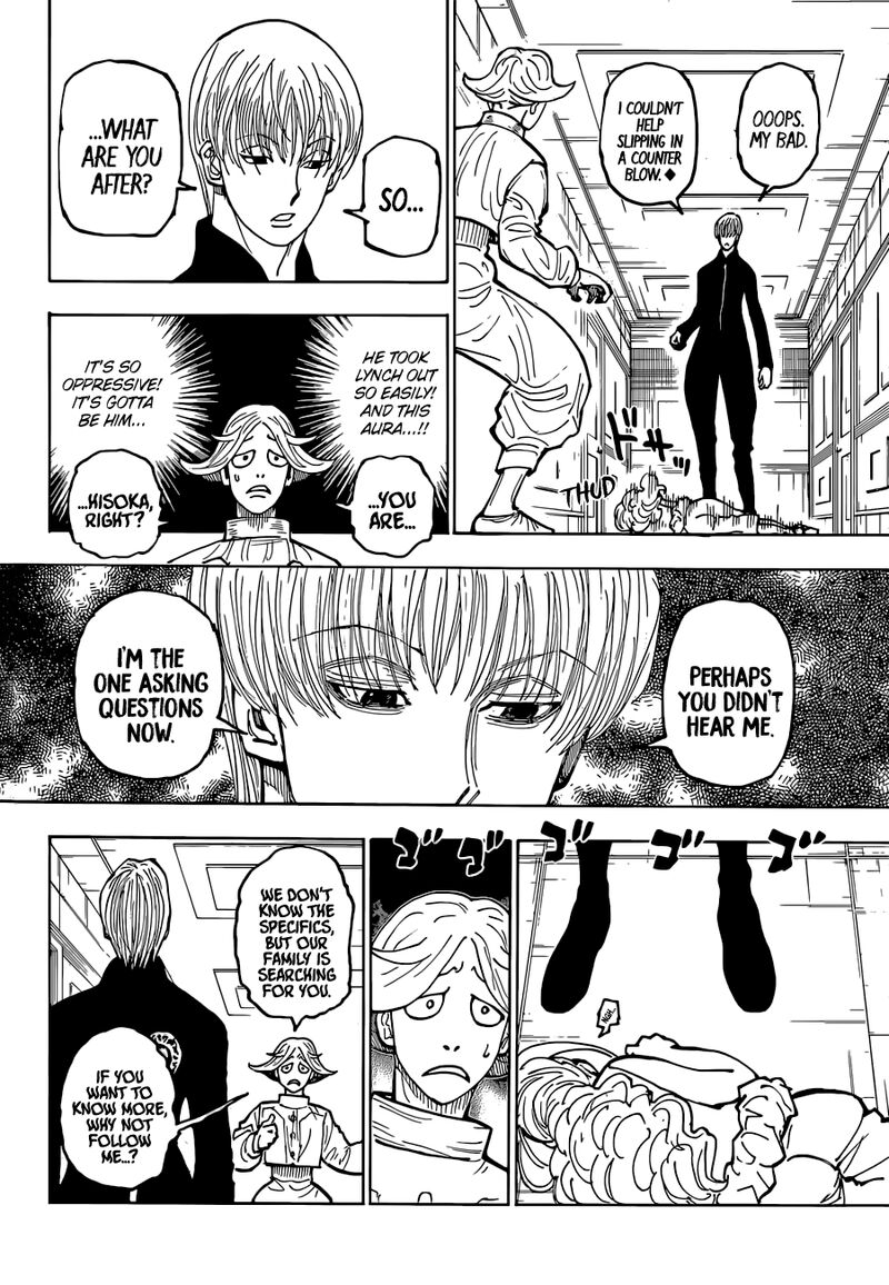 Hunter x Hunter Manga Chapter 392 page 10 - Information