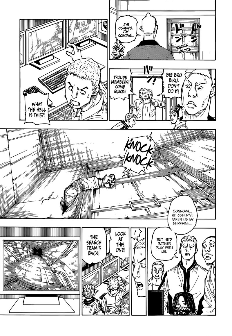 Hunter x Hunter Manga Chapter 392 page 17 - Information