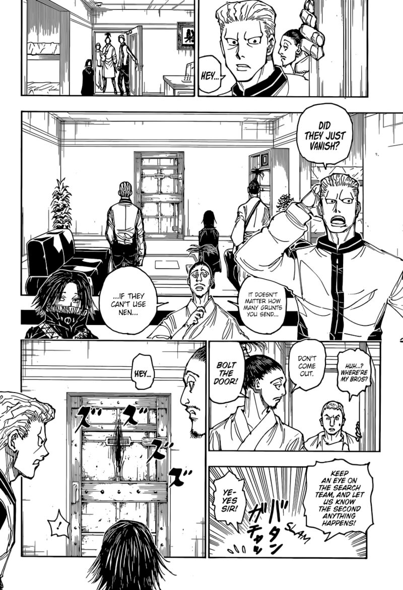 Hunter x Hunter Manga Chapter 392 page 18 - Information