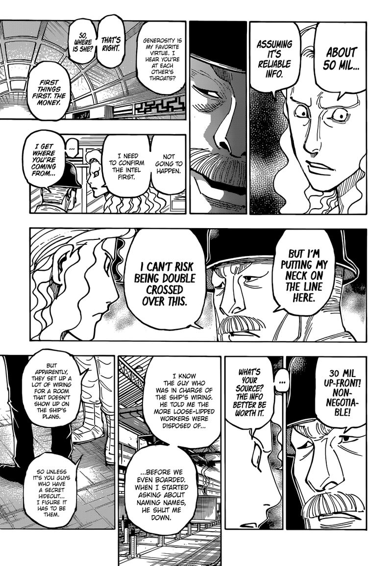 Hunter x Hunter Manga Chapter 392 page 3 - Information