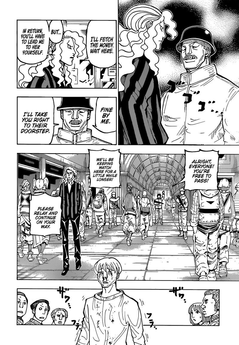 Hunter x Hunter Manga Chapter 392 page 4 - Information