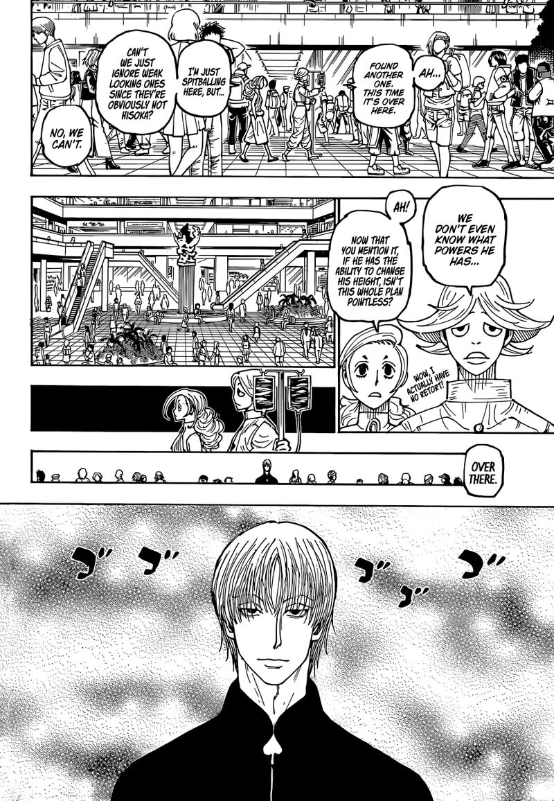 Hunter x Hunter Manga Chapter 392 page 8 - Information
