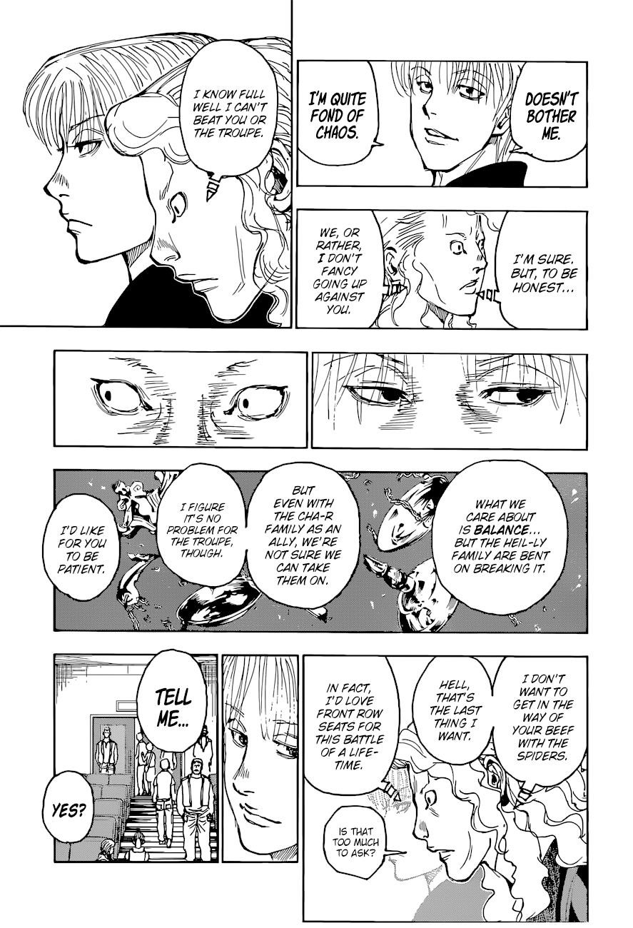 Hunter x Hunter Manga Chapter 393 page 11 - Plea