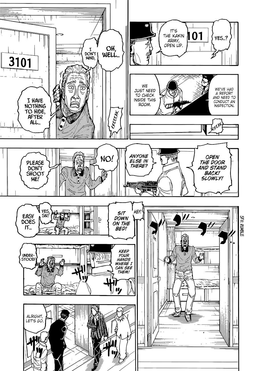 Hunter x Hunter Manga Chapter 393 page 17 - Plea