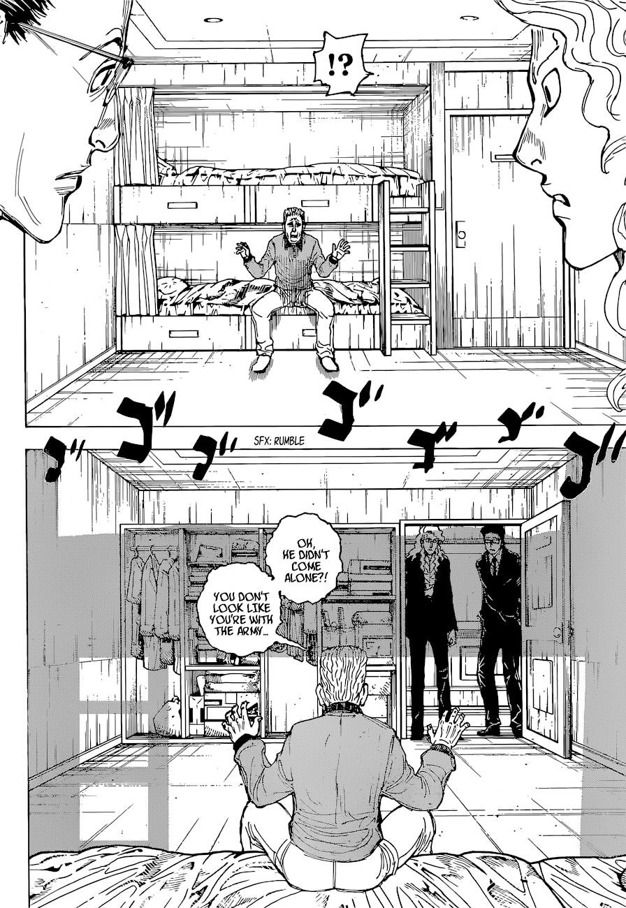 Hunter x Hunter Manga Chapter 393 page 18 - Plea