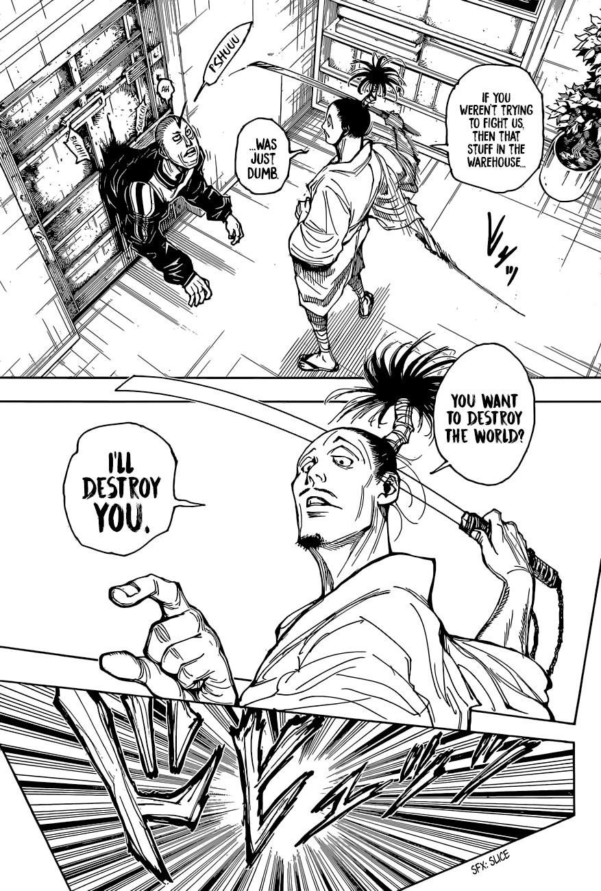 Hunter x Hunter Manga Chapter 393 page 3 - Plea