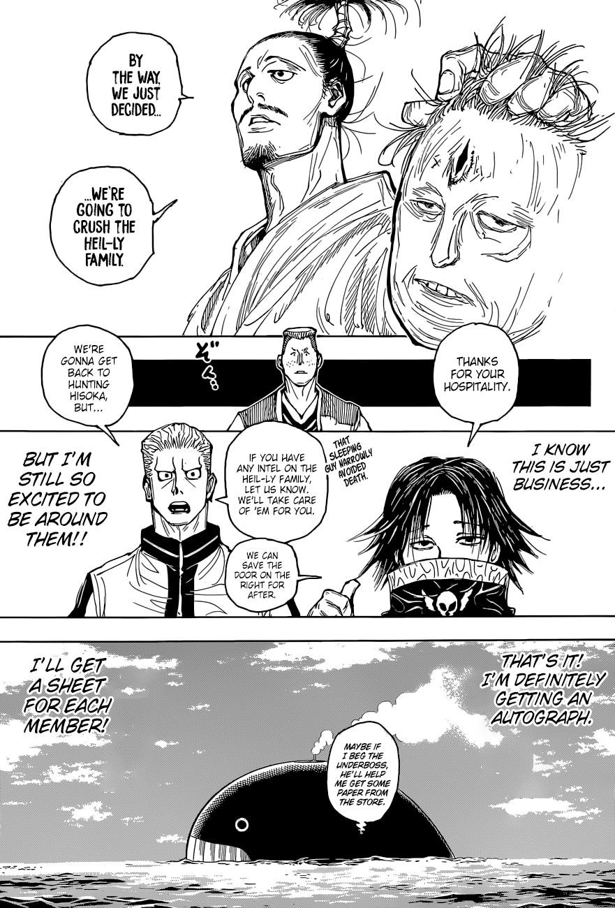 Hunter x Hunter Manga Chapter 393 page 5 - Plea