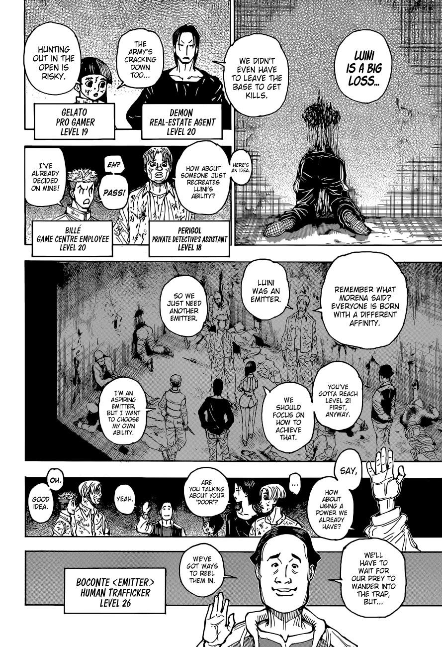Hunter x Hunter Manga Chapter 393 page 6 - Plea