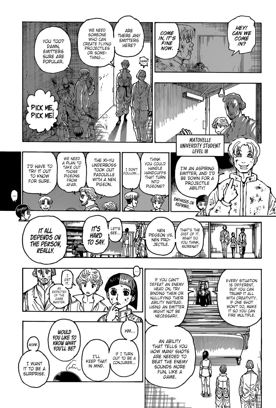 Hunter x Hunter Manga Chapter 393 page 7 - Plea