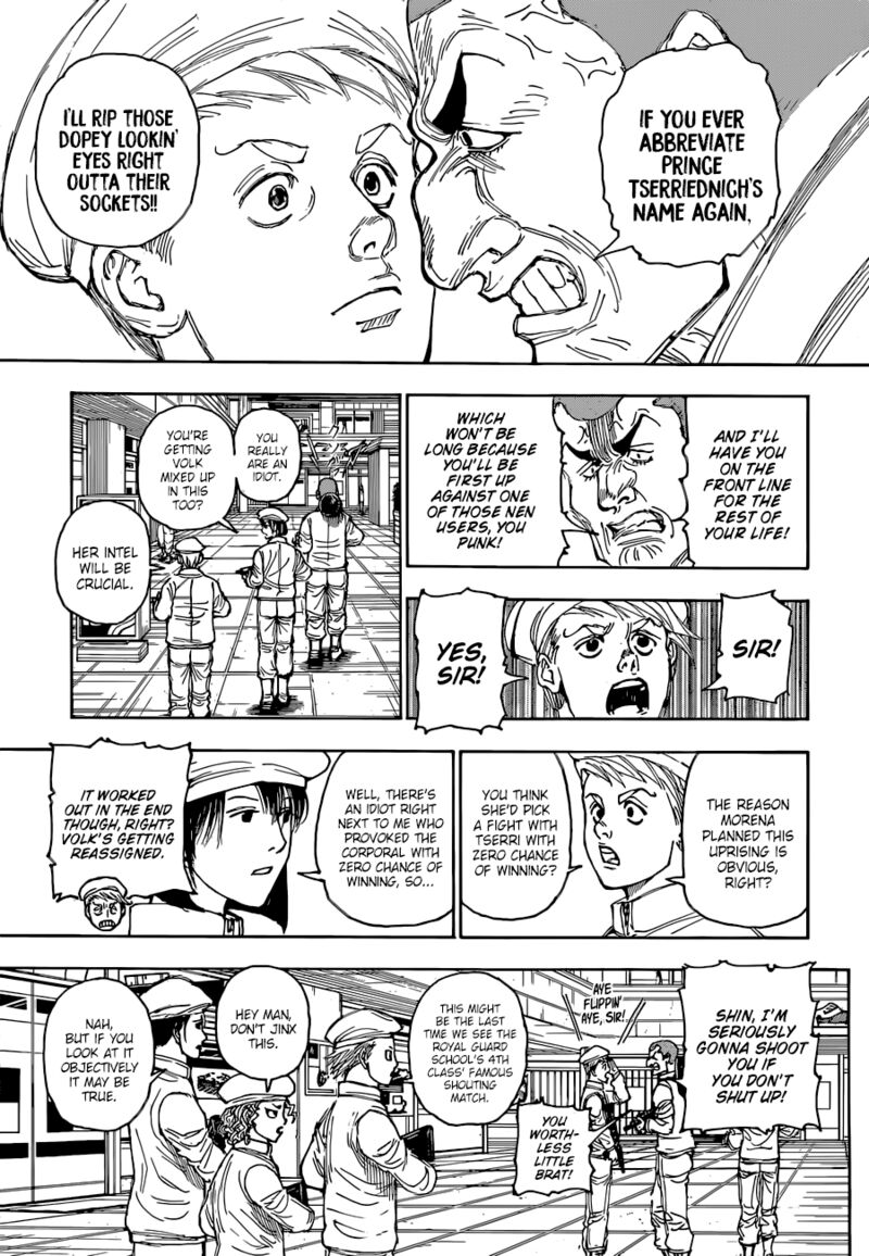 Hunter x Hunter Manga Chapter 394 page 11 - Hypothesis