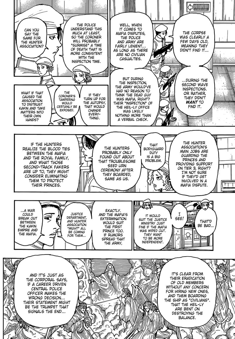 Hunter x Hunter Manga Chapter 394 page 12 - Hypothesis