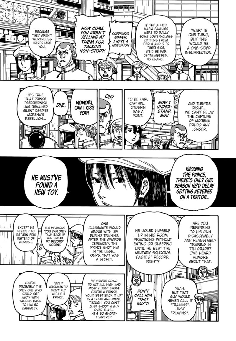 Hunter x Hunter Manga Chapter 394 page 13 - Hypothesis