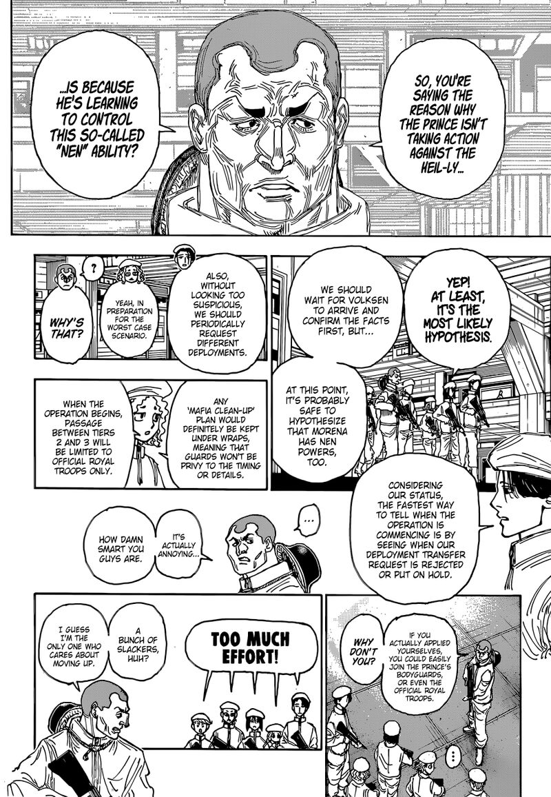 Hunter x Hunter Manga Chapter 394 page 14 - Hypothesis