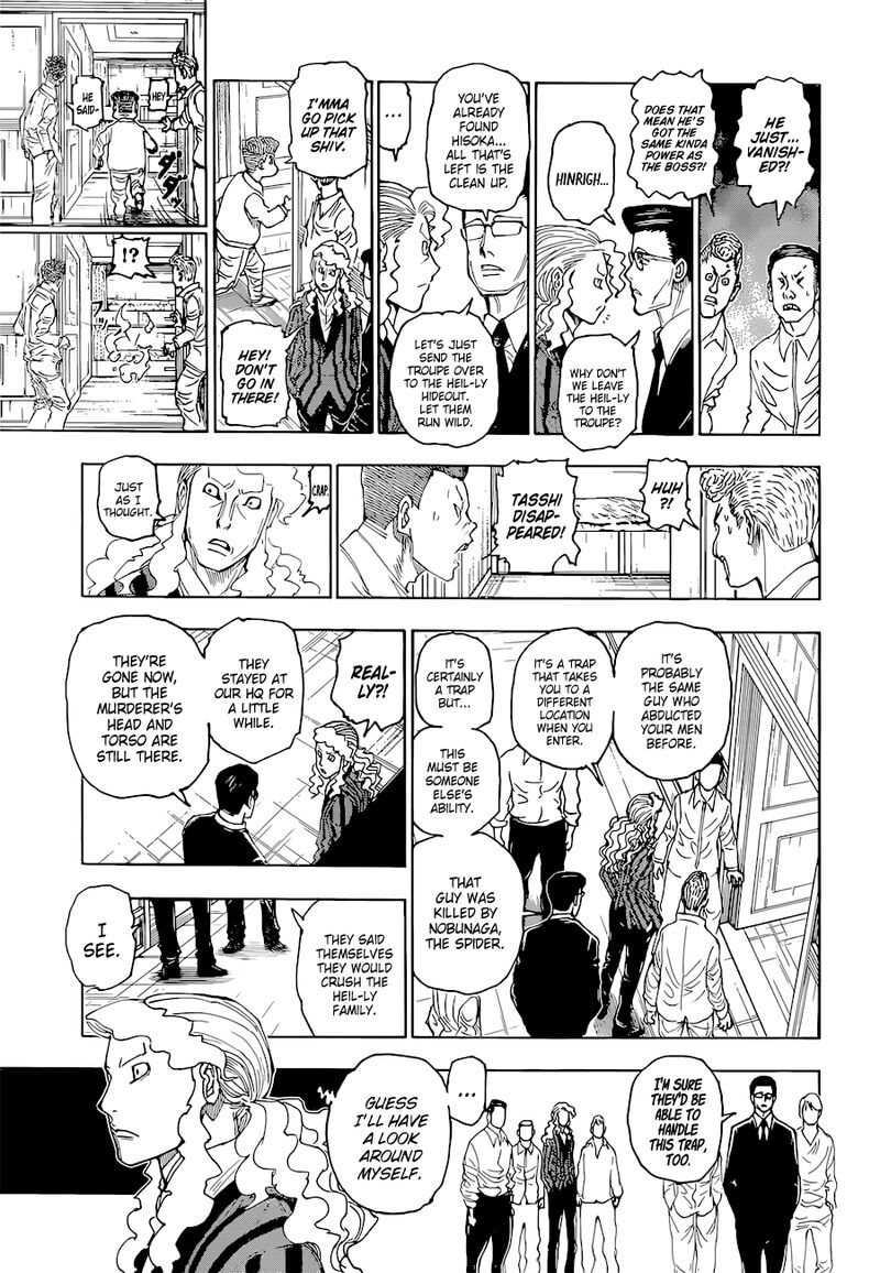 Hunter x Hunter Manga Chapter 394 page 3 - Hypothesis