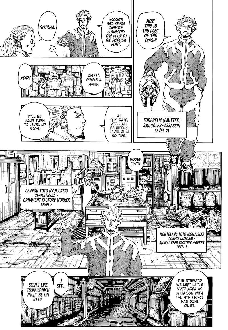 Hunter x Hunter Manga Chapter 394 page 5 - Hypothesis