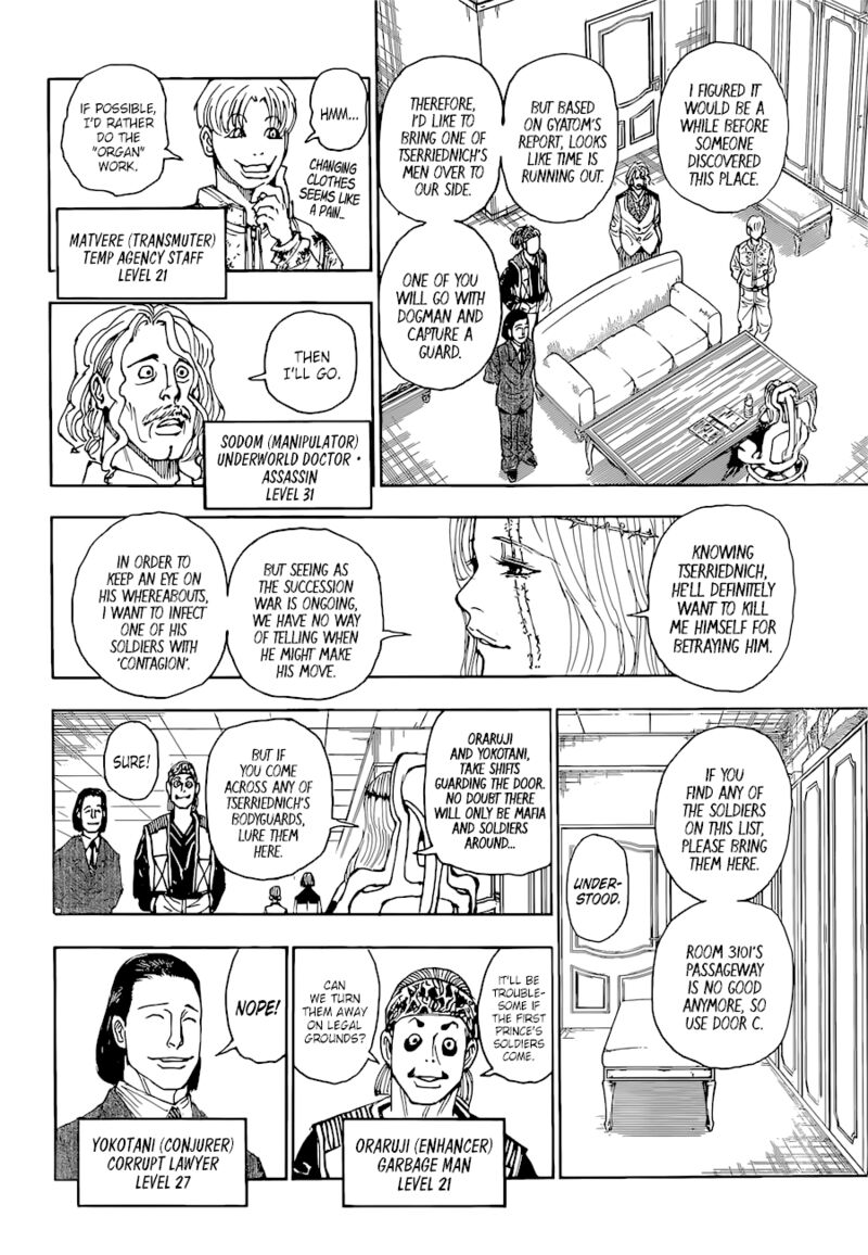 Hunter x Hunter Manga Chapter 394 page 6 - Hypothesis