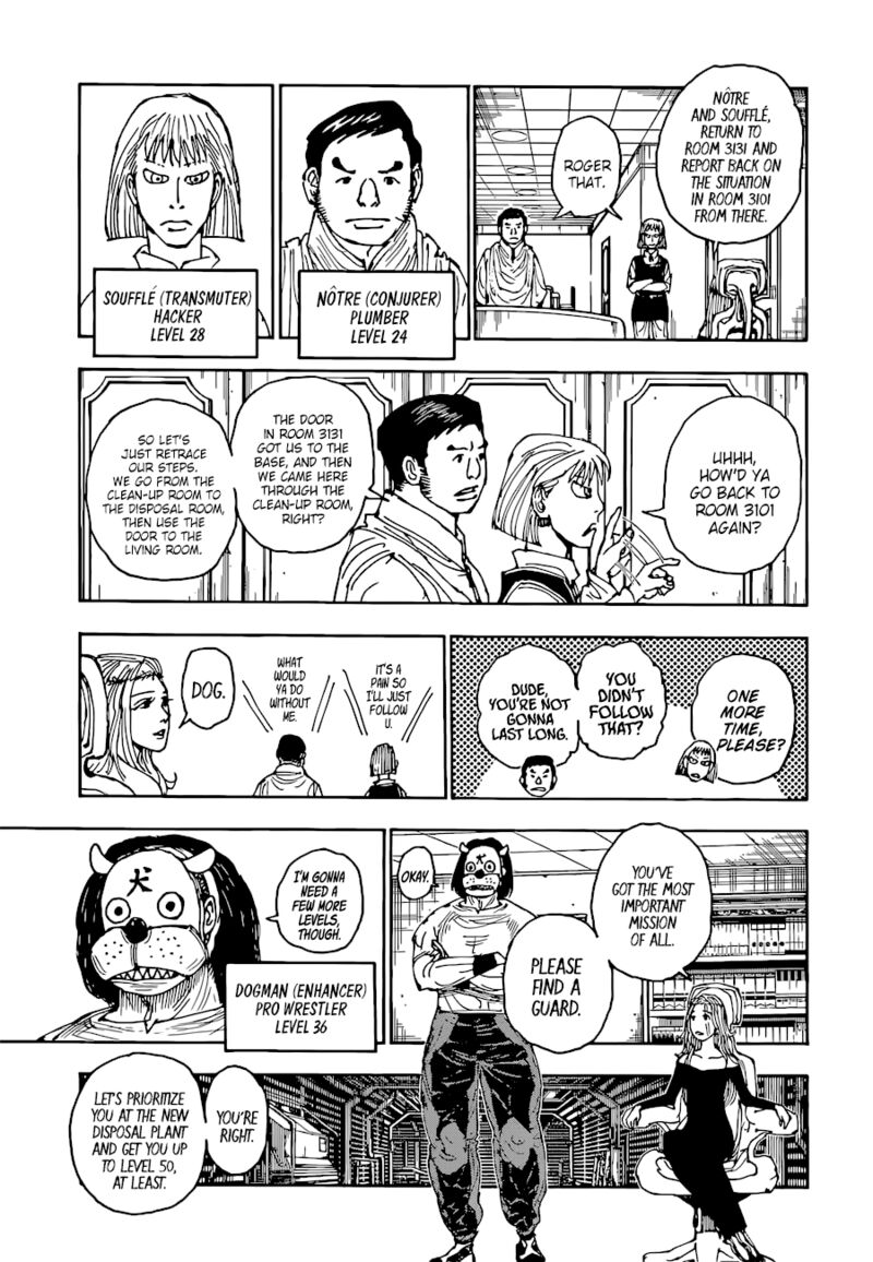 Hunter x Hunter Manga Chapter 394 page 7 - Hypothesis