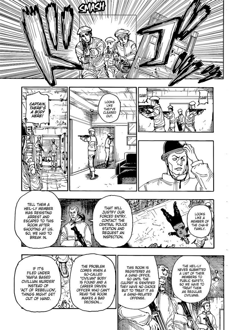 Hunter x Hunter Manga Chapter 394 page 9 - Hypothesis