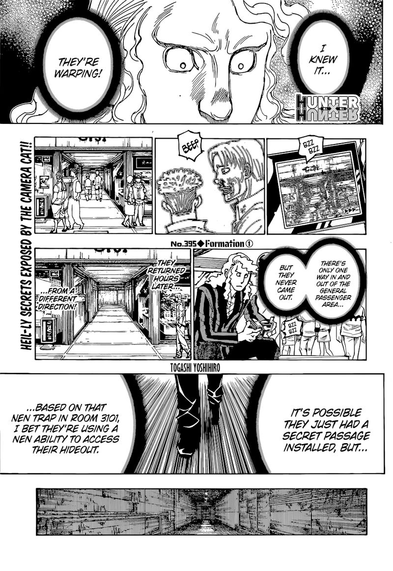 Hunter x Hunter Manga Chapter 395 page 1 - Founding: Part 1
