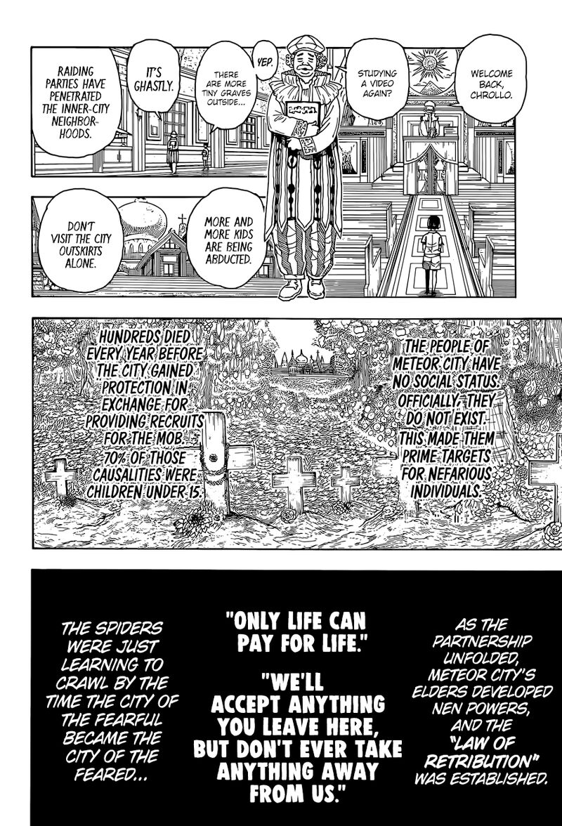 Hunter x Hunter Manga Chapter 395 page 13 - Founding: Part 1