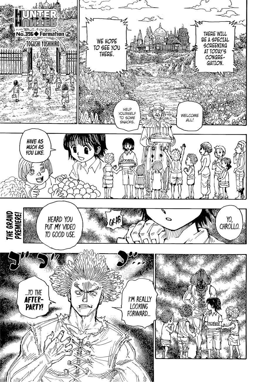 Hunter x Hunter Manga Chapter 396 page 1 - Founding: Part 2