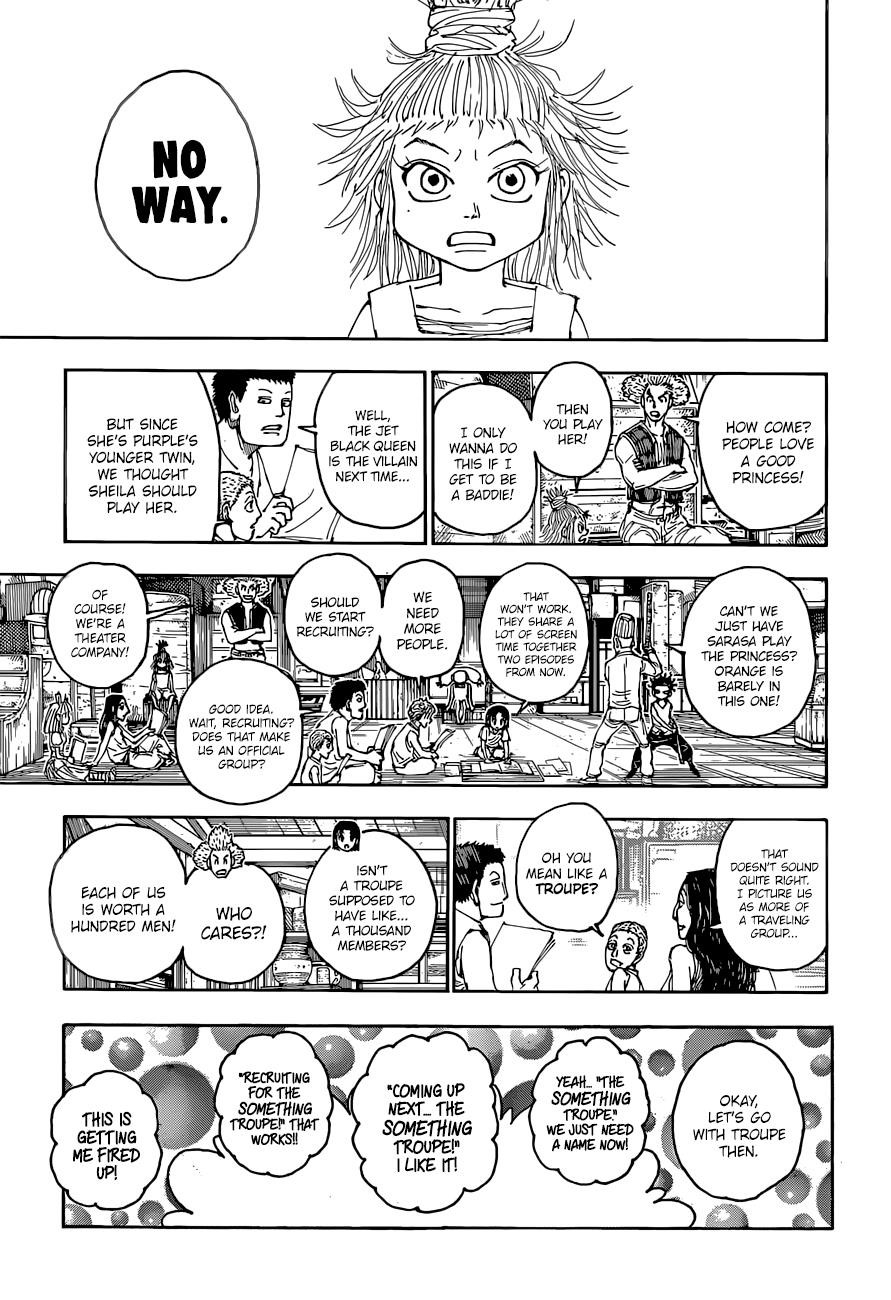 Hunter x Hunter Manga Chapter 396 page 17 - Founding: Part 2