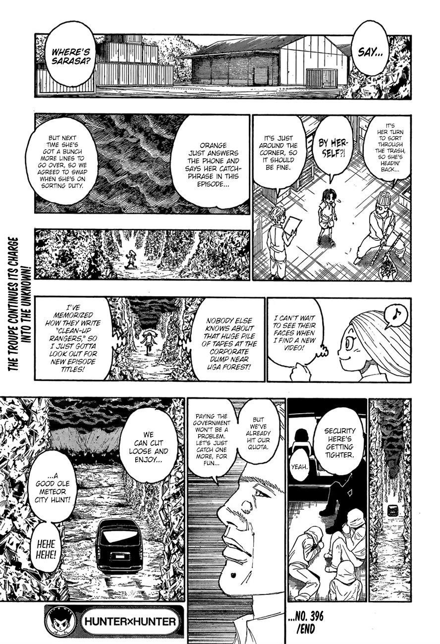 Hunter x Hunter Manga Chapter 396 page 19 - Founding: Part 2