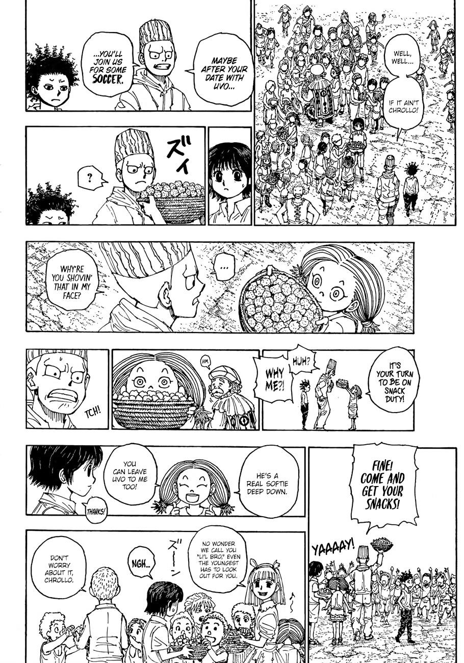 Hunter x Hunter Manga Chapter 396 page 2 - Founding: Part 2