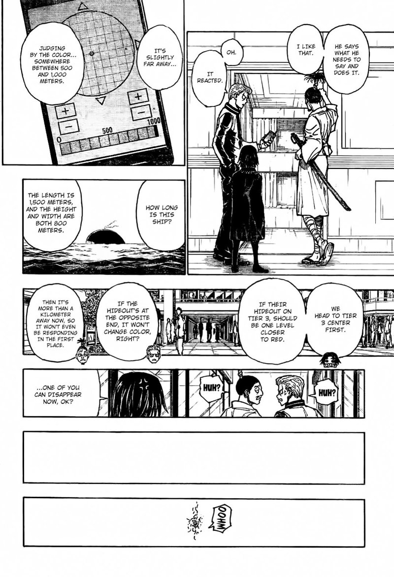 Hunter x Hunter Manga Chapter 398 page 10 - Search