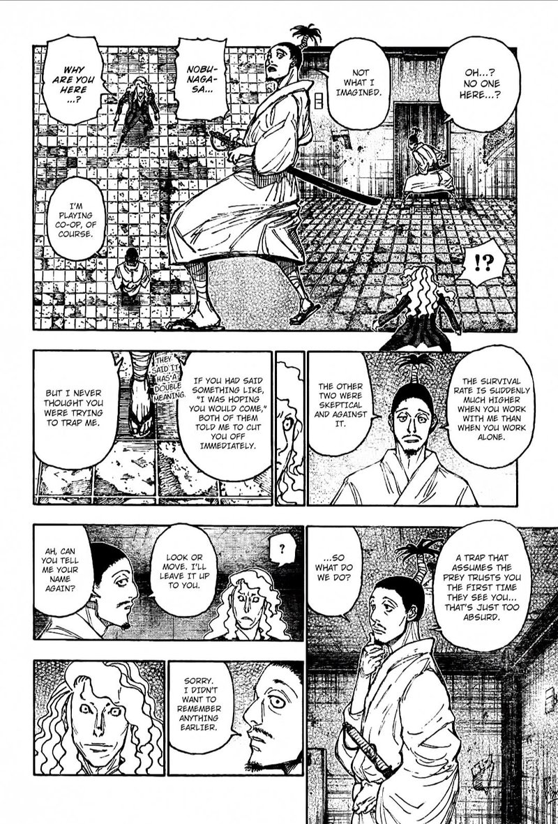 Hunter x Hunter Manga Chapter 398 page 13 - Search