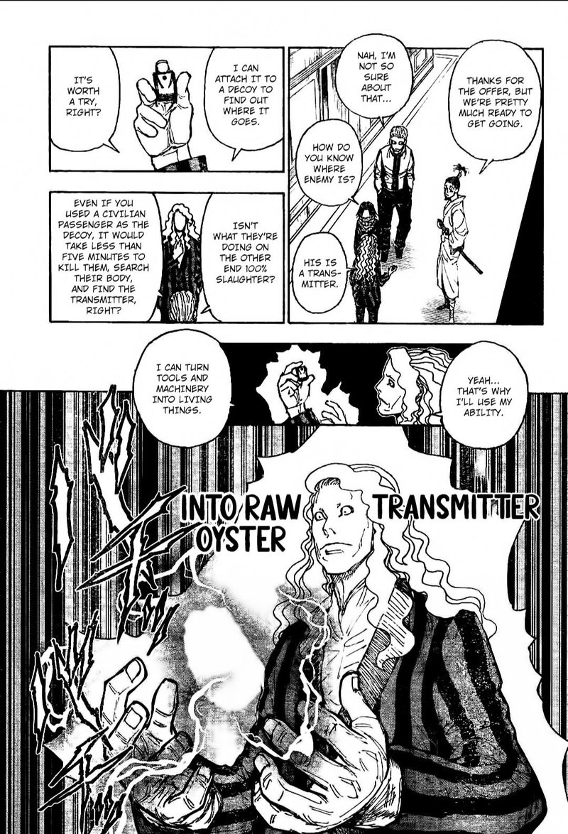 Hunter x Hunter Manga Chapter 398 page 7 - Search