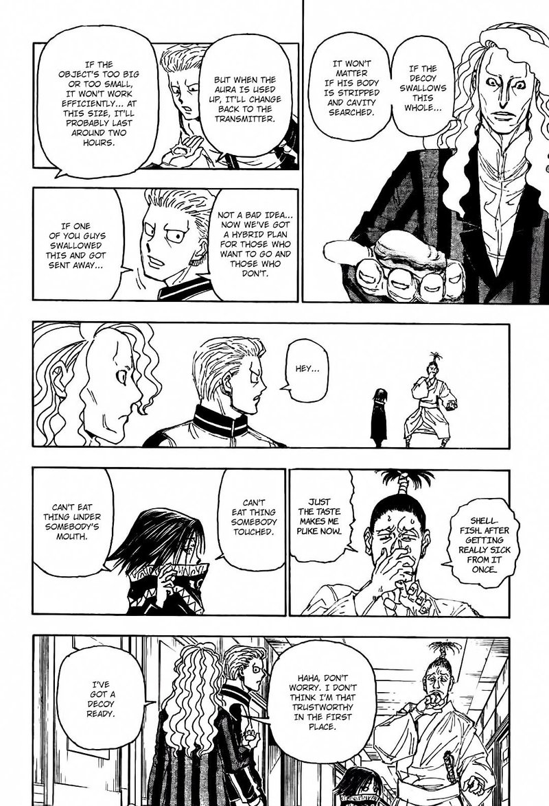 Hunter x Hunter Manga Chapter 398 page 8 - Search