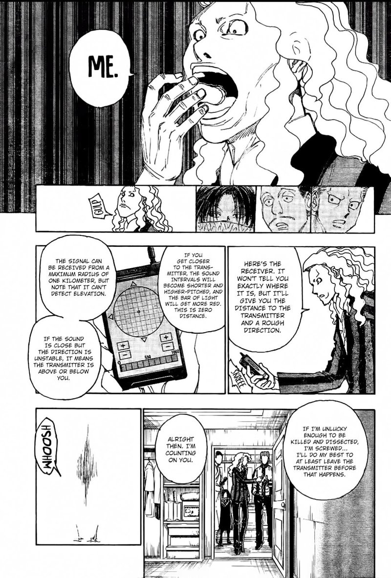 Hunter x Hunter Manga Chapter 398 page 9 - Search