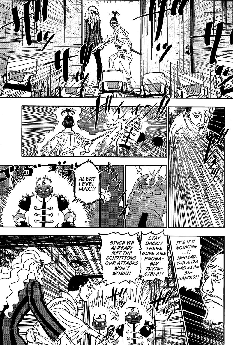 Hunter x Hunter Manga Chapter 399 page 15 - Expulsion