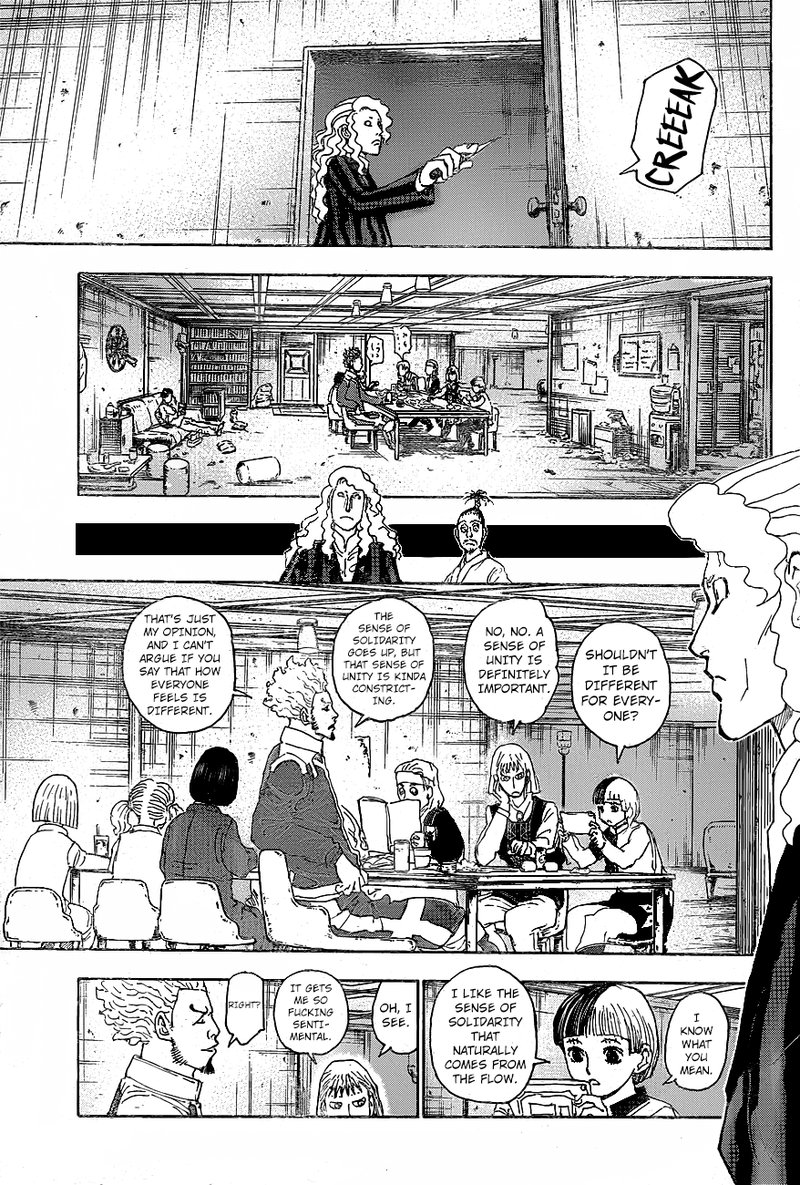 Hunter x Hunter Manga Chapter 399 page 3 - Expulsion