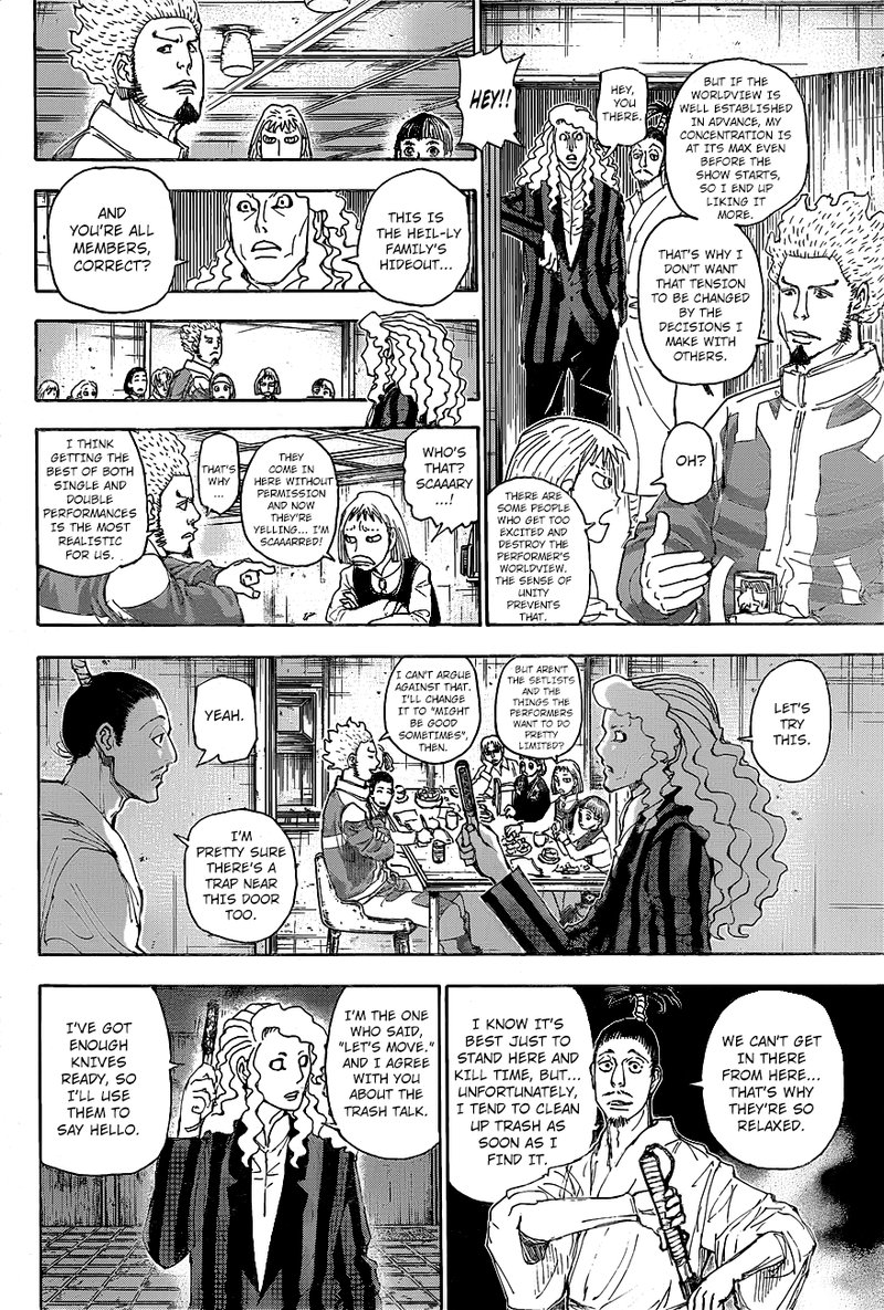 Hunter x Hunter Manga Chapter 399 page 4 - Expulsion