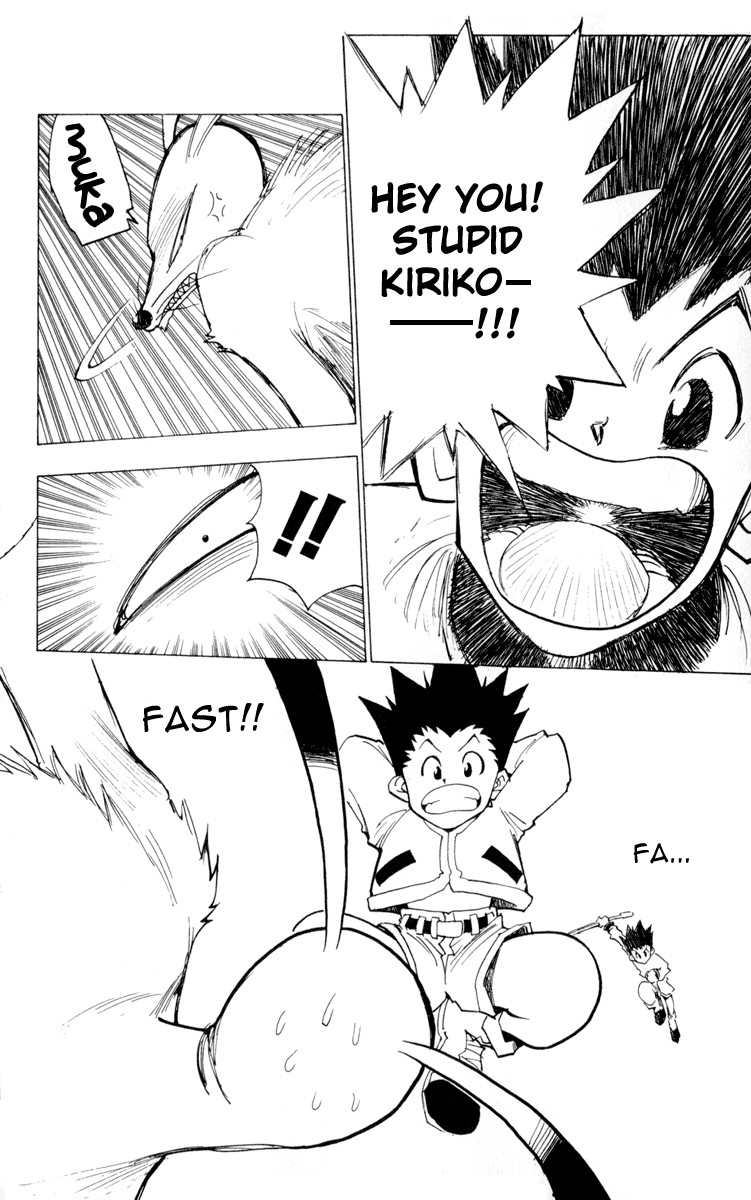 Hunter x Hunter Manga Chapter 4 page 10 - Kiriko: Wicked Magical Vulpes