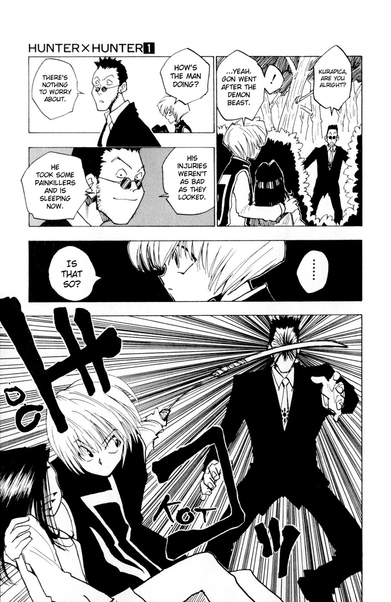 Hunter x Hunter Manga Chapter 4 page 13 - Kiriko: Wicked Magical Vulpes