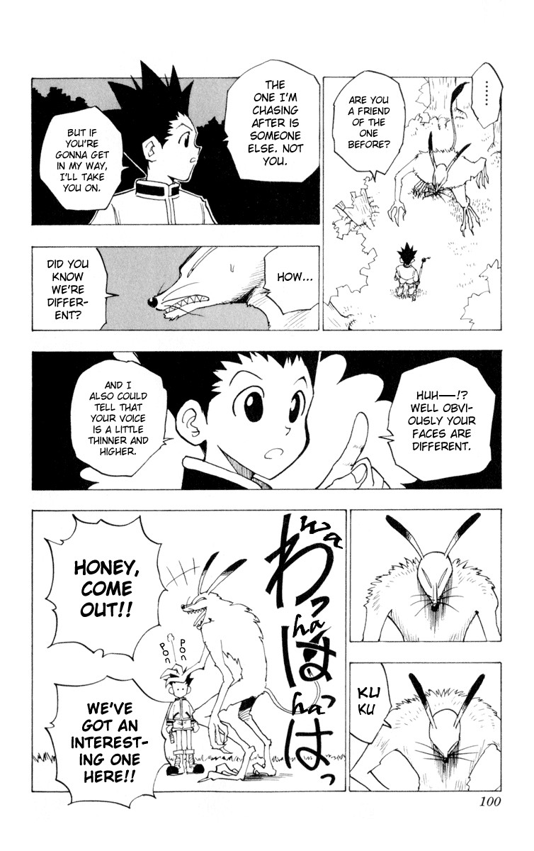 Hunter x Hunter Manga Chapter 4 page 18 - Kiriko: Wicked Magical Vulpes